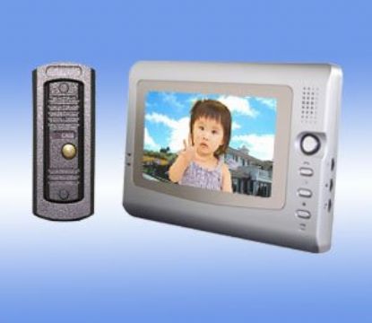 7" Handfree Color Home Video Intercom For Villa Vandalproof And Waterproof